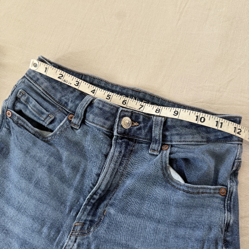 American Eagle Bundle Womens 4 High Rise Blue Denim Jeans - Picture 12 of 14